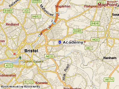 Bristol Acadeny map 1
