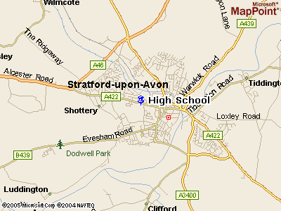 Stratford-upon-Avon map 1