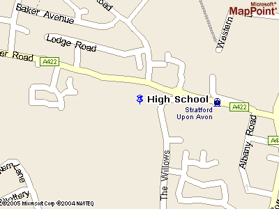 Stratford-upon-Avon map 2