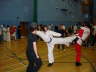 Simon Carroll testing out his Groin Guard.