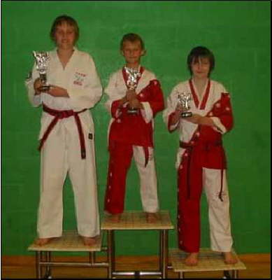 Sam on podium (patterns)